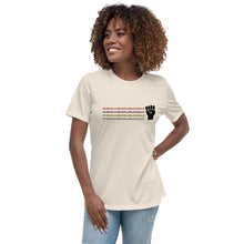 Load image into Gallery viewer, Go Black, Grow Black, Show Black Women's Relaxed T-Shirt