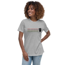 Load image into Gallery viewer, Go Black, Grow Black, Show Black Women's Relaxed T-Shirt