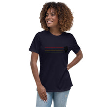Load image into Gallery viewer, Go Black, Grow Black, Show Black Women's Relaxed T-Shirt