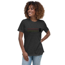 Load image into Gallery viewer, Go Black, Grow Black, Show Black Women's Relaxed T-Shirt