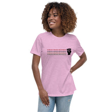 Load image into Gallery viewer, Go Black, Grow Black, Show Black Women's Relaxed T-Shirt