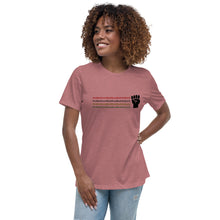 Load image into Gallery viewer, Go Black, Grow Black, Show Black Women's Relaxed T-Shirt